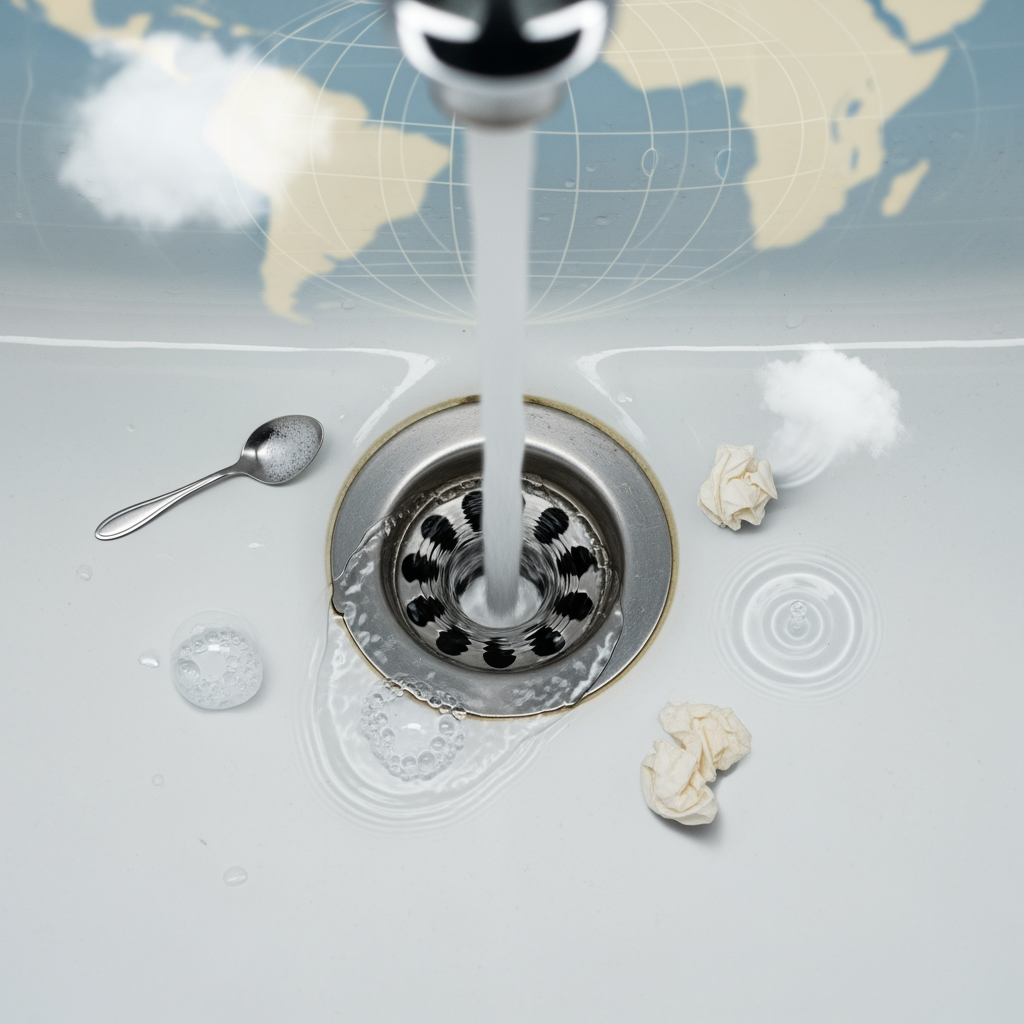 Why Does Water Swirl Down Drains?